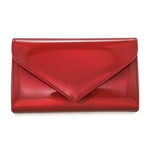Mirrored Metallic Faux Leather Evening Bag Glimmering Clutch Purse :O